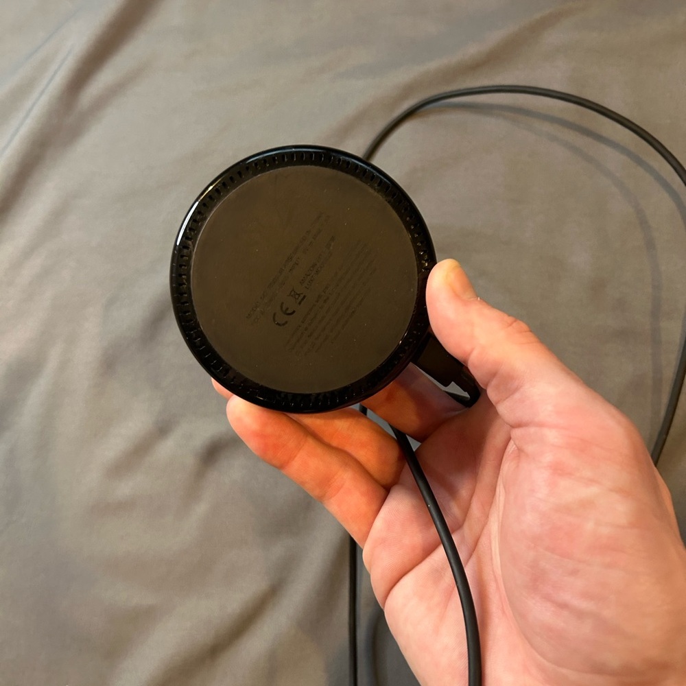 Amazon Black Echo Dot Power Base with Attached Cable (LIKE NEW) - Picture 7 of 10